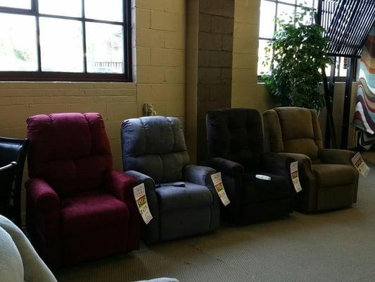 Reclining lift chairs!