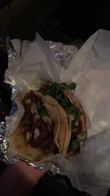 their beef fajita tacos were amazing!!!