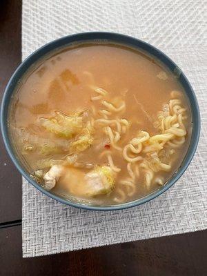 Spicy Ramen noodle soup