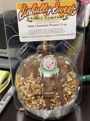 Milk Chocolate Peanut Apple