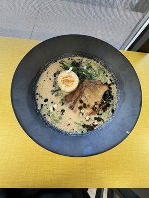 Black garlic Tonkotsu Ramen