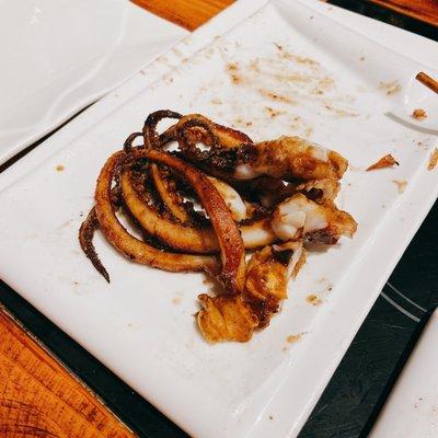 Grilled Squid Tentacles