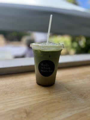 iced hapa matcha