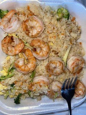 Large Shrimp Fried Rice