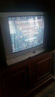 Non working television