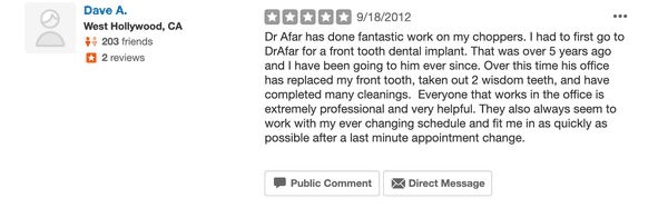 Our other 5 star reviews!