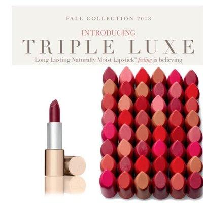 Triple Luxe Long Lasting Naturally Moist Lipstick offers luxury in a new "Triple" formula that's long lasting, natural and moisturizing.