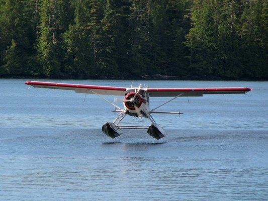 Floatplane ride for access