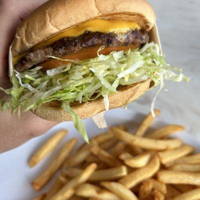 Cheeseburger, W/Fries (NoSalt)