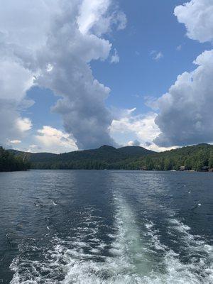 View from the boat