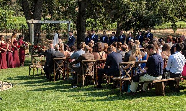 Napa wedding August 2018