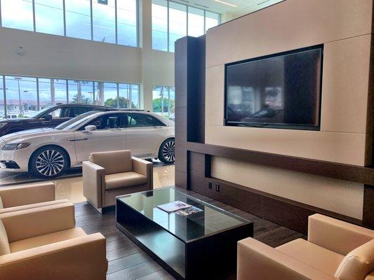 Interior Lincoln Showroom