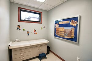 Exam Room, Cartoon Character themes