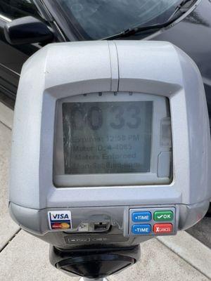 Parking meter