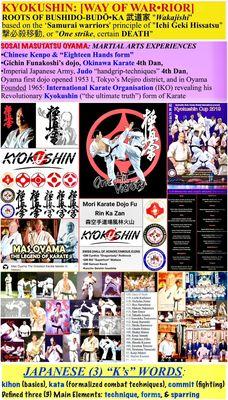 KYOKUSHIN WAY OF WAR*RIOR Sosai Masutatsu Oyama Ultimate Truth BUDŌ*KA 武道家 "Wakajishi-Spirit"