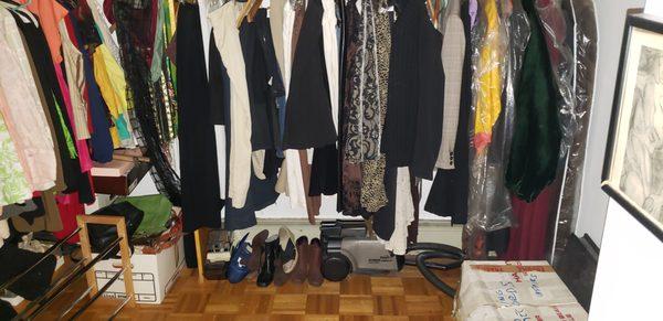 Closet straightened out