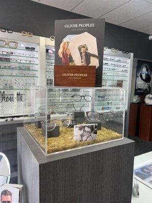 Cepero Eyecare Center are one of the few opticals in Miami that carry Oliver Peoples Frames.