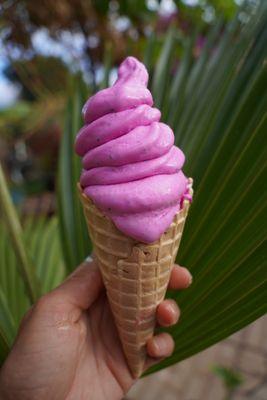 Dragonfruit real fruit ice cream.