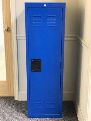 We provide lockers to store patients belonging during specimen collection.