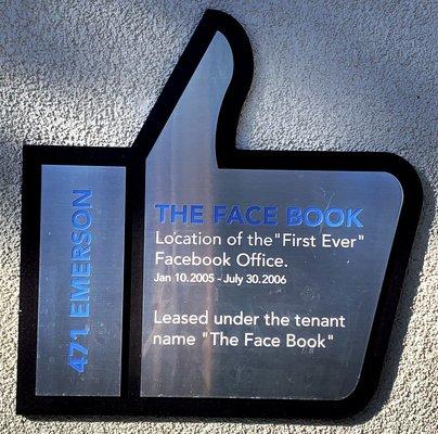 The first Silicon Valley office for Facebook...minus the Winklevoss twins.