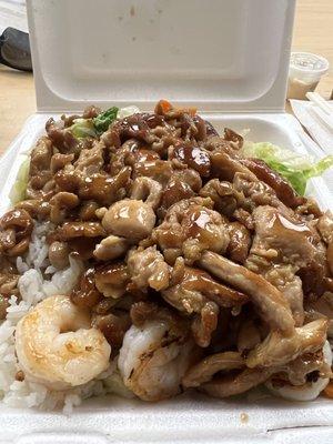 Chicken & shrimp combo