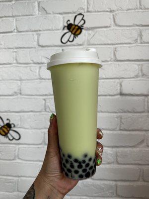 Honeydew milk tea