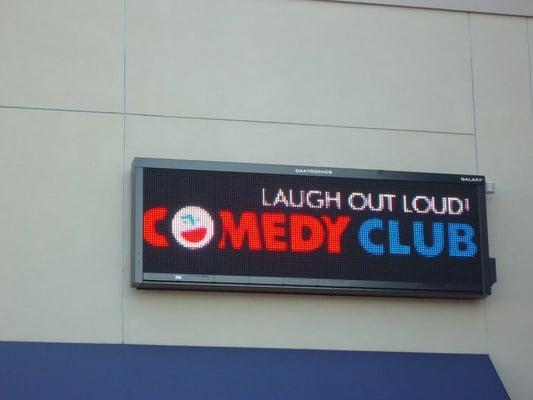 Located in the Laugh Out Loud Comedy Club