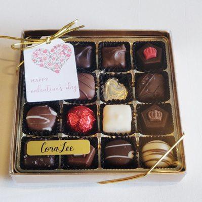 Can't forget to SPOIL that special someone with our box of gourmet assorted chocolates.