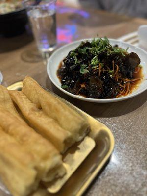 Fried donut is a must try (for dipping in soup, so yummy!!).  Wood ear could use less chili flakes IMHO