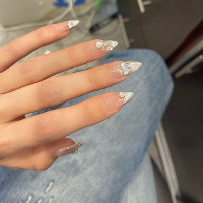 chrome nail design