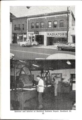 A magazine article showing the Original Shop on Madison St.