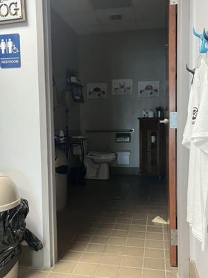 Huge restroom