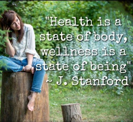 You deserve to be in Good health as you maintain (wellness) your state of well-being.