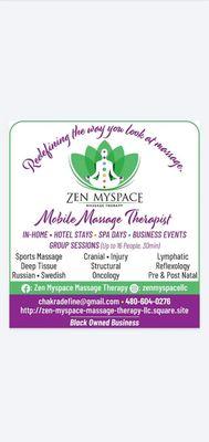 Mobile massage therapist