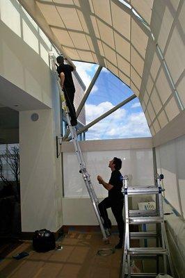 Motorized Solarium skylight