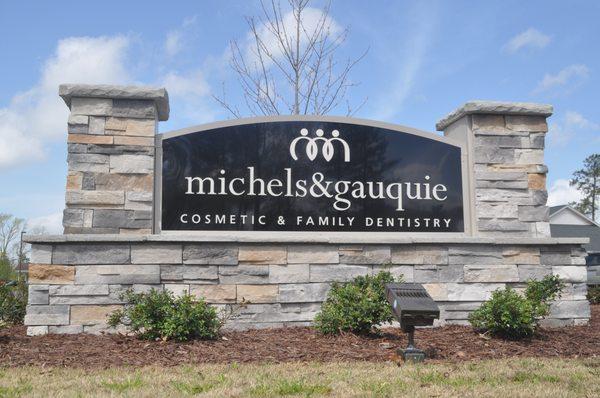 Michels & Gauquie roadside sign