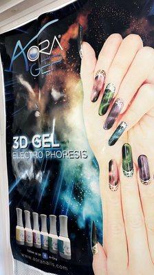 New 3D gel colors