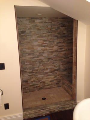 shower we built