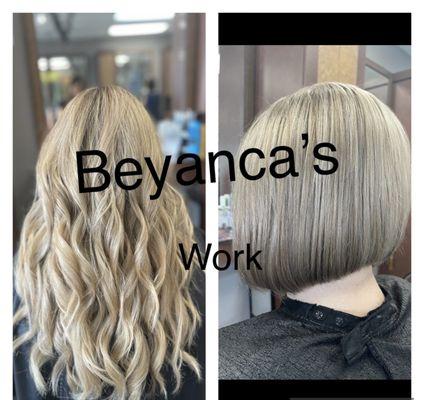 Beyanca work Avalon salon