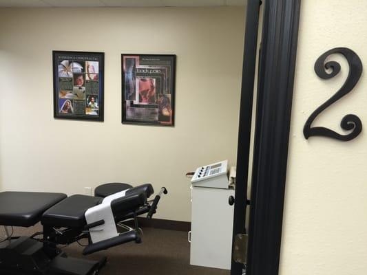 We offer Traction and Electric Muscle Stimulation Therapy!