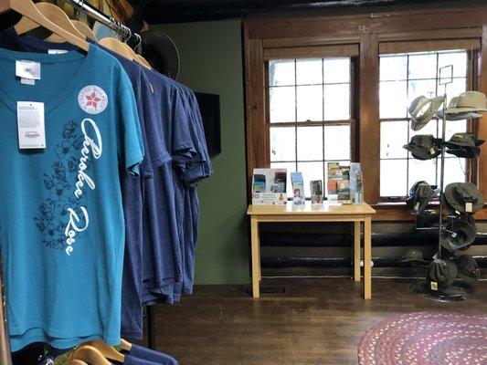 View of the gift store in the lodge.