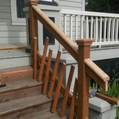 PDX HOME CARE builds custom railing systems for pre-existing homes.