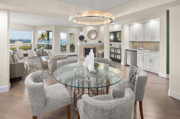 2023 Dining Room & Living Room in Coronado, San Diego