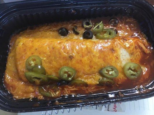 Chilada Smothered Burrito-Yum!