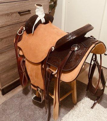 Roping saddle