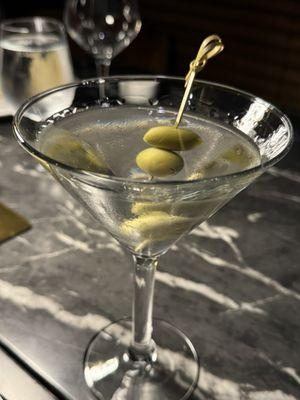 Prime martini with Belvedere vodka