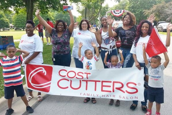 The Cost Cutters Family loves to support their community.