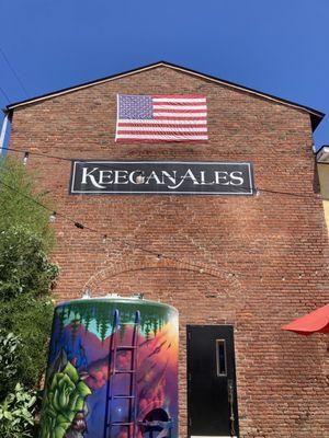 Outside of the brewery & tap room