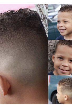 We make sure your kid leaves with happy face after nice haircut