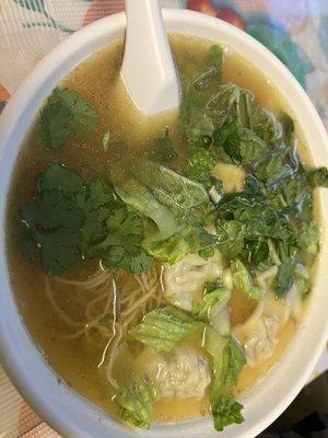 Wonton soup